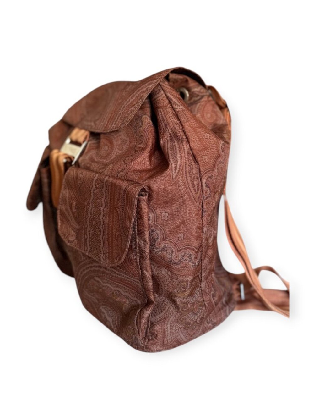 Etro Paisley Nylon Drawstring Backpack - Picture 3 of 8